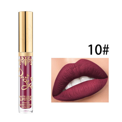 

Frosted Matte Shimmer Lip Gloss Non-Stick Cup Waterproof Long-Lasting Velvet Glitter Liquid Lipstick