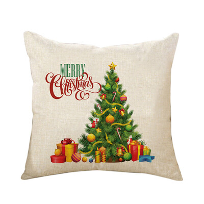 

Tailored Merry Christmas Cushion Cover Square Pillow Case Home Decor