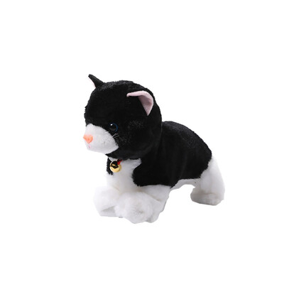 

Siaonvr Plush Electronic Cat Stand Walk Sound Control Interactive Robot Kids Toy Gifts
