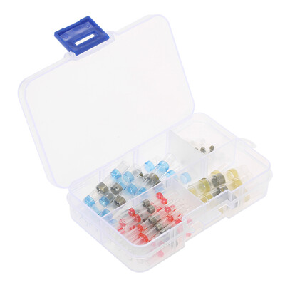 

50pcs Waterproof Solder Seal Heat Shrinking Connector Splices Soldering Sleeve Wire Connector Cable Terminal Connector