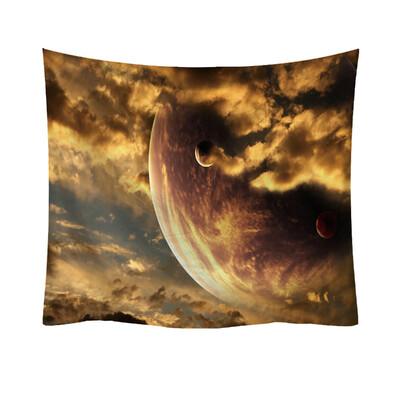 

Toponeto Fashion Tapestry Planet Series Pattern Style Decorative Tapestry Home Decor