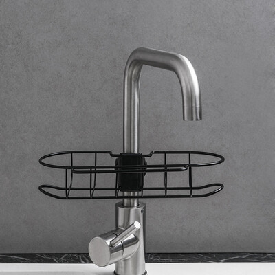 

Toponeto Kitchen Faucet Storage Rack Creative Adjustable Storage Rack Hanging Basket