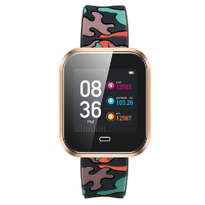 

Q7S Smart Sports Bracelet Tracker Heart Rate Sleep Monitor Intelligent Remind Fitness Wristband With 13inch Screen Watch for Andr