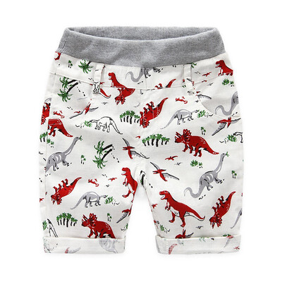 

Summer Loose Boys Shorts Children Beach Wear Dinosaur Pattern Boys Bottom Pants 27 Ages Kids Boys Character Sports Shorts
