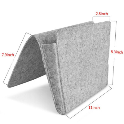 

Nordic Home Bedside Sofa Hanging Pocket Bag Multi-functional Book Phone Sundries Organizer Living Room Space Saving Storage Bag