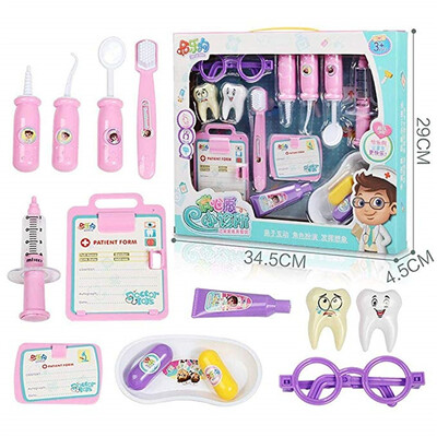 

Siaonvr Child Doctor Dentist Suit Simulation Toy Role-Playing Game Toy Set