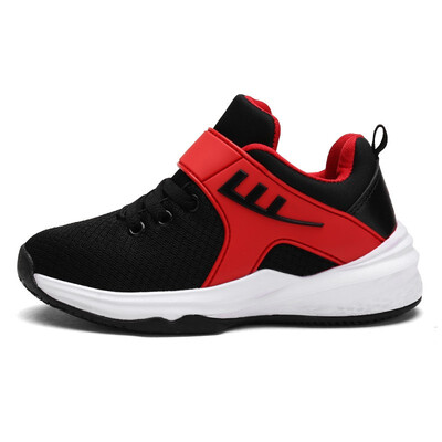 

Breathable Rubber Bottom Boy Basketball Shoes Big Kid Non-skid Damping Children Casual Running Shoes Girl Sneakers