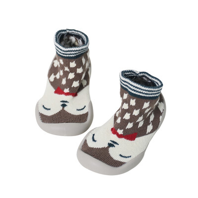 

Kids Shoes Girl Boys Indoor Shoes Baby Funny Cartoon Print Autumn Children Sock Shoe