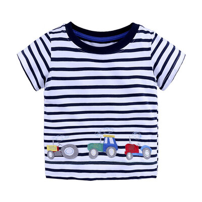 

WEIXINBUY Boys Tops Summer Children Tshirts Boys Clothes Kids Tee Shirt Fille 100 Cotton Character Print Baby Boy Clothing