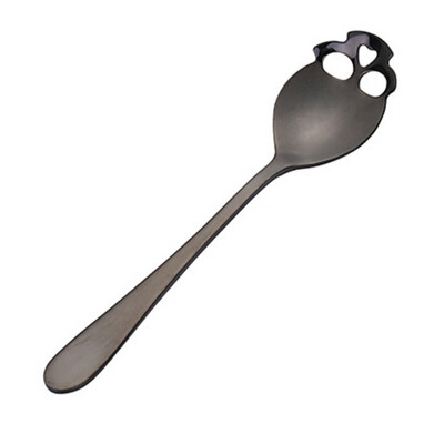 

Stainless Steel coffee Scoop Skull shape dessert spoon Food grade ice cream candy tea spoon tableware Drop shipping