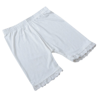 

Baby Girls Lovely Lace Design Calf-Length Pants Cotton Stretch Summer Shorts Leggings