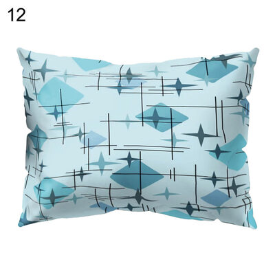 

Flower Irregular Pattern Throw Pillow Case Cushion Cover for Home Office Cafe