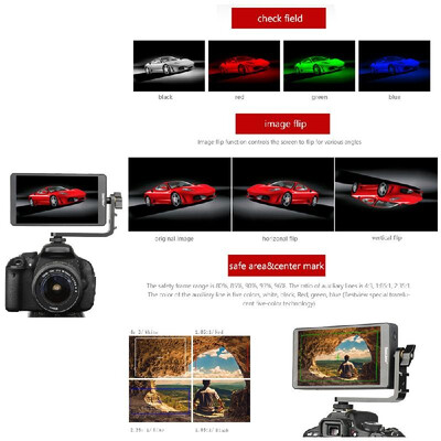 

Bestview S5 55 Inch Field Monitor IPS Full HD 1920 1080 4K HDMI Input 160° Wide Viewing Angle for Canon Sony Nikon DSLR Camera