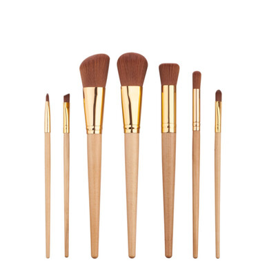 

Big Deal 7PCS Make Up Foundation Eyebrow Eyeliner Eye Shadow Blush Set Cosmetic Loose Powder Concealer Brushes Beauty Tools