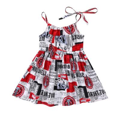 

Girls Dress Baby Girls Flower Princess Dress Sleeveless Summer Dress for Newborn Baby Girl Infant Clothes Kid Clothes Summer