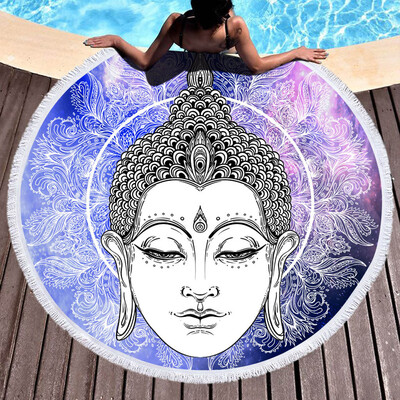 

Toponeto 1 PC Round Beach Pool Home Shower Towel Blanket Table Cloth Yoga Mat