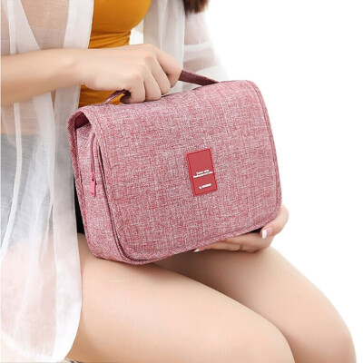 

Men&Women Foldable Travel Toiletry Hanging Hook Waterproof Cosmetics Make Up Storage Organizer Bag