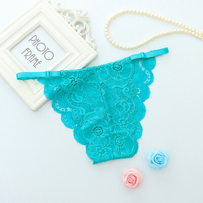 

Women Free Size Cotton Lace Thong G-string Lace Sexy Underwear Womens Panties Low Waist string Lingerie Intimates Thongs