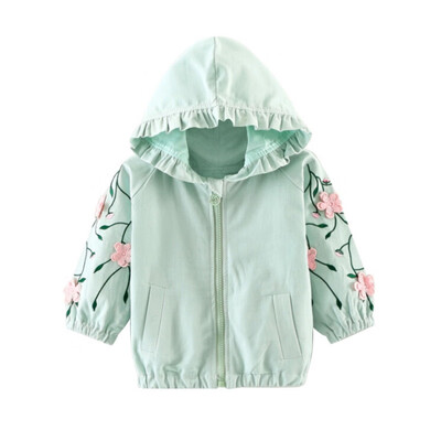 

Baby Girls jacket Coat Autumn Long Sleeve Kids Jackets Outerwear Windbreaker For Girl Trench Coats Children Clothes