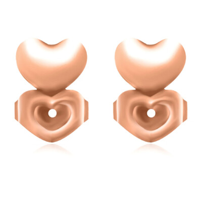 

Fashion New Ear Jewelry Backs Stud Earrings Heart Earring For Women