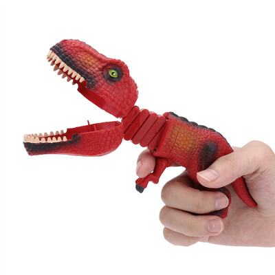 

Siaonvr Dinosaur Animal Figures Grabber Claw Game Snapper Pick Up Claw Novelty Kids Gift