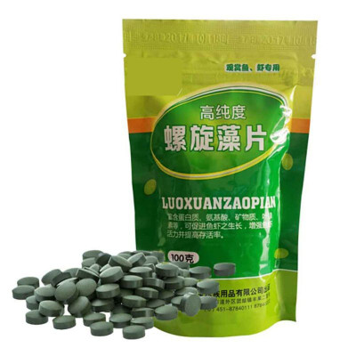 

Fish Food Feed For Aquarium Spirulina Tablets Shrimp Aquarium Fish Pills Algae Fish Tank Food 100g