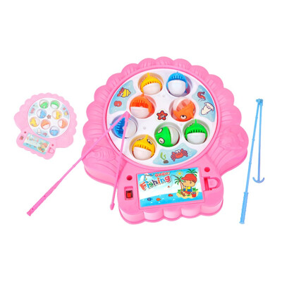 

Tailored Child Baby Cute Intellectual Fishing Tool Automatic Music Fishing Game Toy