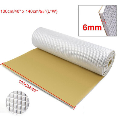 

1x14m Car Engine Heat Mat Sound Deadener Noise Insulation Mat Pad Thickn 6mm