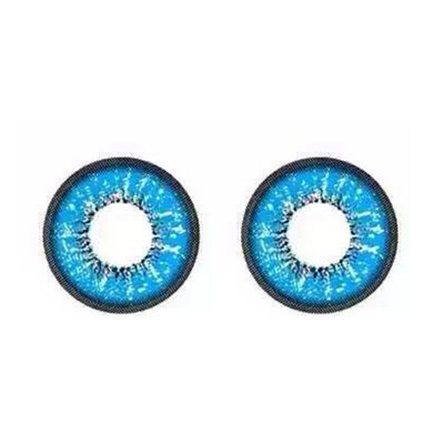 

1Pair Colored Round Big Eyes Circle Makeup Contact Lenses Halloween Decoration
