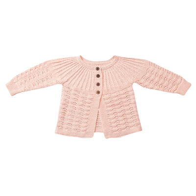 

Autumn Coat Outerwear Baby Girls Cotton Knit Long-Sleeved Princess Bottoming Shirt