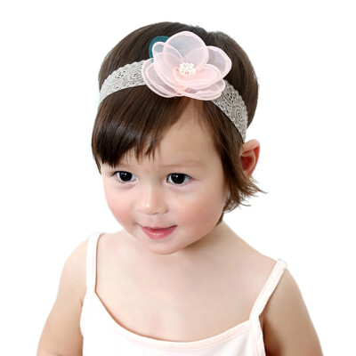 

Kids Hair Accessories Hair Band Baby Cute Girls Flower Lace Headbands