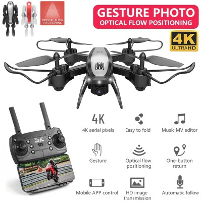 

Willstar New KY909 Foldable Professional Drone with Camera 4K HD WiFi FPV Wide Angle Optical Flow RC Quadcopter Helicopter Toys