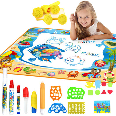 

Siaonvr Magic Mat Kids Painting Writing Doodle Board Toy Color Doodle Drawing Mat Toy