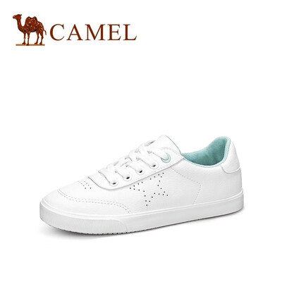 

Camel CAMEL ladies simple fresh star shaped small round head white shoes A91278601 white purple 38
