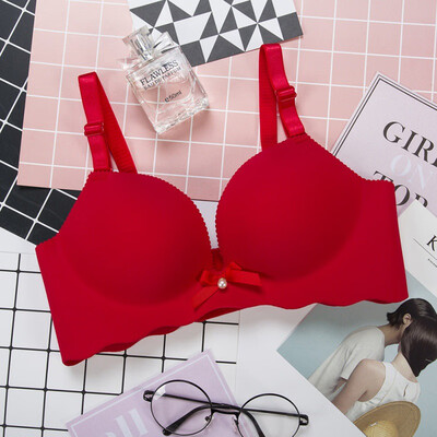 

Women Intimates Underwire Set Lingerie Seamless Bra Set Sexy Gather Adjustable Push Up Bra Sets