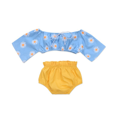 

Girls Clothing Sets Summer Spring Girls Clothes Sleeveless Cotton Necklace Tops Shorts Suits Kids Clothes New Girls Suit