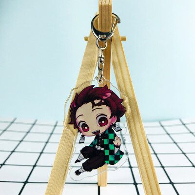 

CAR-TOBBY Anime Demon Kimetsu no Yaiba Keychain Key Ring Phone Pendant