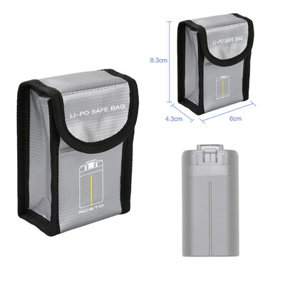 

Siaonvr Battery Protective Storage Bag LiPo Safe Bag Explosion-Proof For DJI Mavic Mini