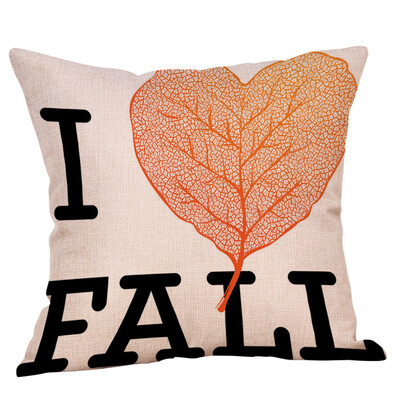 

Siaonvr Halloween Home Car Bed Sofa Decorative Letter Pillow Case Cushion Cover