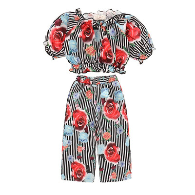 

Baby Clothing 2pcs toddler Baby Girls Clothes Coats T-shirt TopsFloral Pants Outfits Set