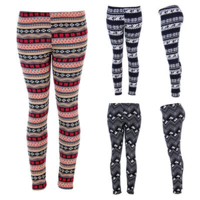 

US Women Lady Leggings Christmas Halloween Fashion Trouser Pants Stretch Legging