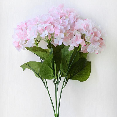 

AliExpress source European simulation bouquet wholesale five Icelandic hydrangea wedding valance decoration fake flower art GDU11-