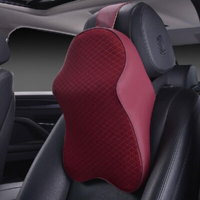 

Car headrest neck pillow pillow car pillow cervical pillow Mercedes head pillow car seat pillow memory cotton Cayenne lumbar