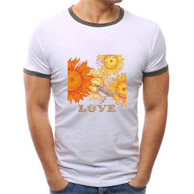 

Toponeto Men Fashion Solid Printing Style Cotton Design T-shirt Casual Shirts Tops Blouse