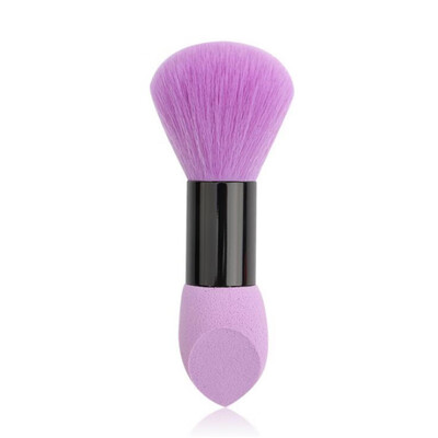 

Double-head bright color makeup brush Sponge bristles Double-head sponge makeup tool Makeup brush Multi-function dual-use