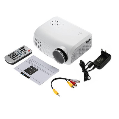 

E07 LED Projector 500 Lumens 1080P Full HD Contrast Ratio 5001 with USBSDVGAHDAV for PC Notebook Smart Phones EU Plug