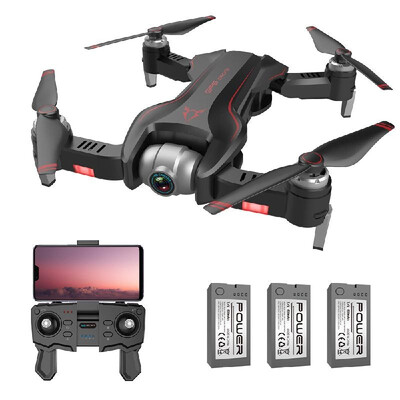 

S20 RC Drone With Camera 4K GPS APP Follow Mode Foldable Quadcopter Drone for Adult 3 Battery Storage Bag