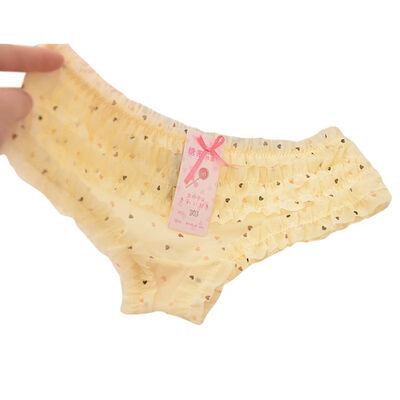 

Women Lace Ruffles Sexy Women Briefs Panties Female Underwear Womens Sheer Panties Butt Lifter Briefs