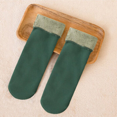 

1 Pair Unisex Free Size Autumn Winter Socks Velvet Thickening Casual Home Floor Socks Snow Thermal Keeping Sleeping Warm Socks
