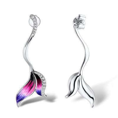 

Long Flower Earrings For Women New Design Lovely Girls Christmas Gift Statement Jewelry